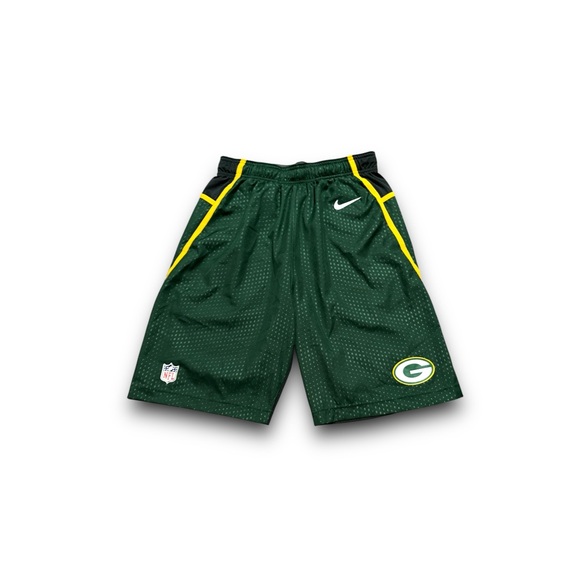 Green Bay Packers NFL On field apparel Nike dri-fit shorts green mens small - Picture 1 of 4